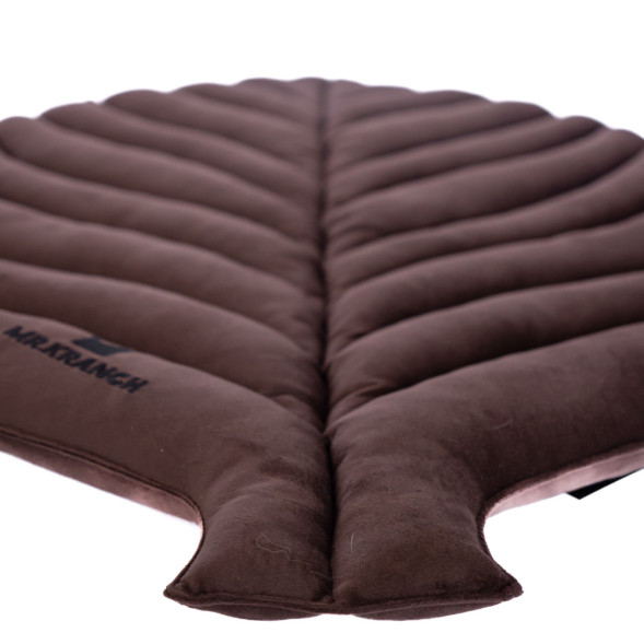 Mr.Kranch лежанка для собак Листочек, большая, 120х73х6 см, коричневая