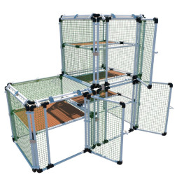 Вольер OctCat для кошек и маленьких собак Лабиринт