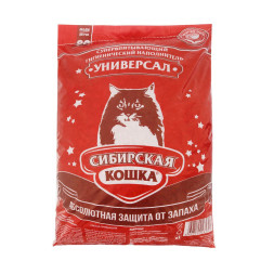 Сибирская Кошка Универсал впитывающий наполнитель для кошачьего туалета (цеолит) - 20 л (11,1 кг)
