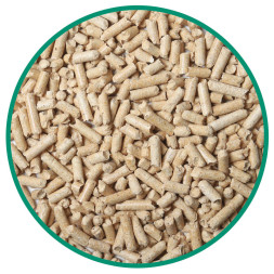 Gamma впитывающий наполнитель для кошачьих туалетов древесный, мелкие гранулы - 7,2 кг (15 л)