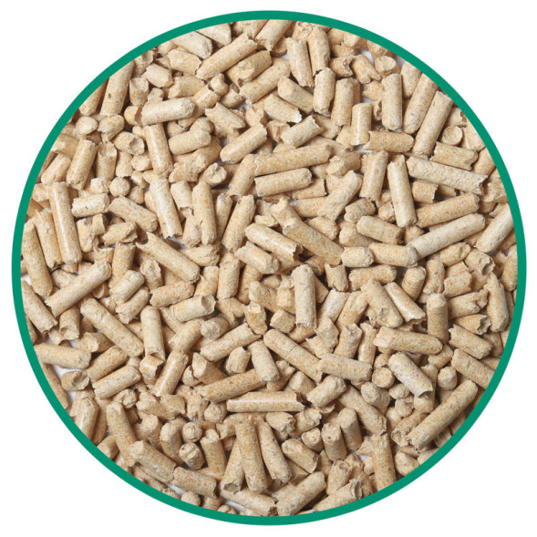 Gamma впитывающий наполнитель для кошачьих туалетов древесный, мелкие гранулы - 7,2 кг (15 л)