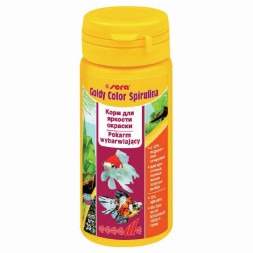 Sera Goldy Color Spirulina Корм для золотых рыб в гранулах для улучшения окраски - 20 г