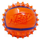 NERF игрушка для собак светящийся мяч с шипами, синий оранжевый - 6 см