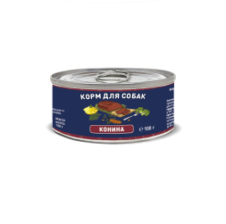 Solid Natura Holistic Конина влажный корм для собак жестяная банка 0,1 кг (24 шт в уп)