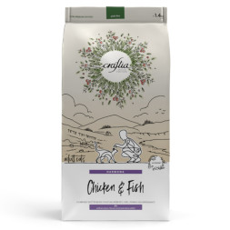 Craftia Harmona сухой корм для взрослых кошек с курицей и рыбой - 1,4 кг