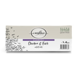 Craftia Harmona сухой корм для взрослых кошек с курицей и рыбой - 1,4 кг