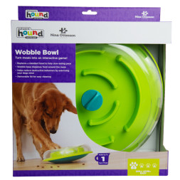 Nina Ottosson Wobble Bowl раскачивающаяся миска-головоломка для собак для медленного поедания корма