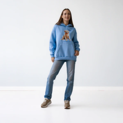 Monge Gift XS худи AVALON ретривер, голубой