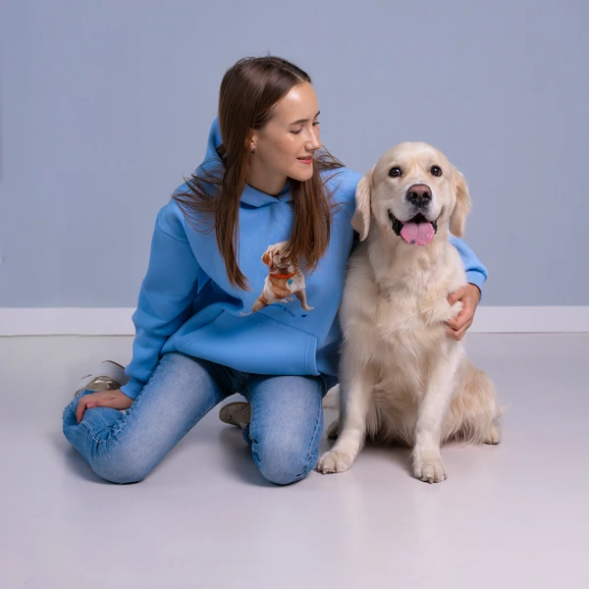 Monge Gift XS худи AVALON ретривер, голубой