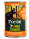 Monge Dog BWild Grain Free Mini влажный беззерновой корм для взрослых собак мелких пород с уткой, тыквой и кабачками в консервах 400 г (24 шт в уп)