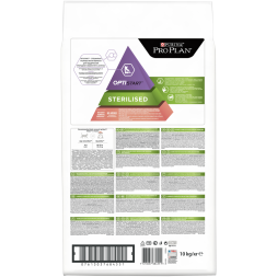 Pro Plan Kitten Sterilised сухой корм для стерилизованных котят с лососем - 10 кг
