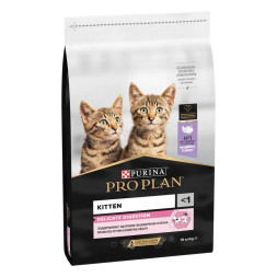 Purina Pro Plan Delicate Junior сухой корм для котят с чувствительным пищеварением с индейкой - 10 кг