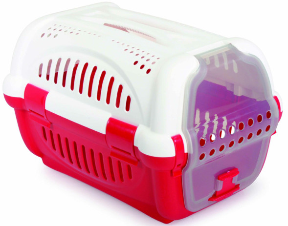 Camon переноска для кошек и собак Rhino 52x34,5x33 см, красная