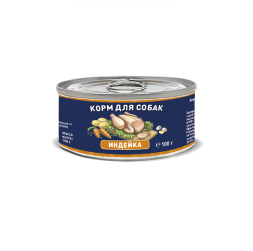 Solid Natura Holistic Индейка влажный корм для собак жестяная банка 0,1 кг (24 шт в уп)