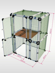 Вольер OctCat для кошек и маленьких собак Домашний-мини
