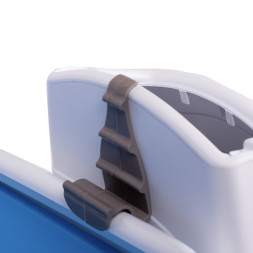 IMAC DUO туалет-лоток для кошек с совочком на подставке, 50х40х15 см, голубой