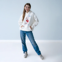 Monge Gift M худи AVALON вестхайленд, сливочно-белый