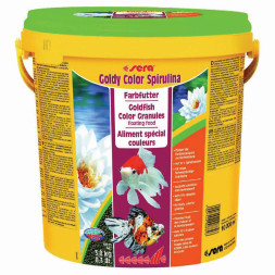 Sera Goldy Color Spirulina Корм для золотых рыб в гранулах для улучшения окраски - 3,8 кг