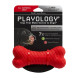 Playology DUAL LAYER BONE двухслойная жевательная косточка для собак с ароматом говядины, большая, красный