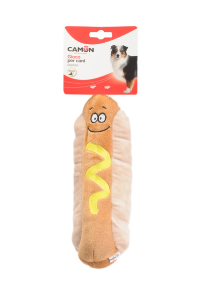 Camon игрушка для собак фаст-фуд плюшевый с пищалкой