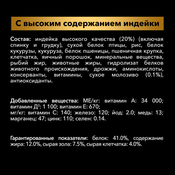 Purina Pro Plan Acti-Protect сухой корм для стерилизованных кошек с индейкой - 400 г