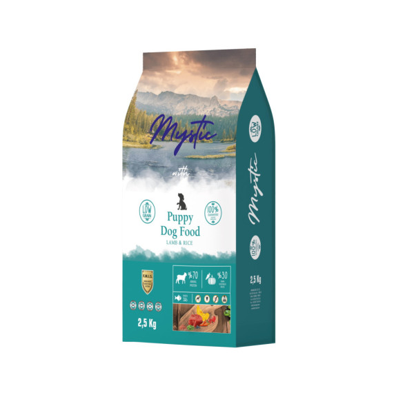 Mystic Puppy Dog Food Lamb &amp;amp; Rice сухой корм для щенков с ягненком и рисом - 2,5 кг