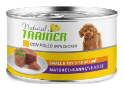 Trainer Natural Small &amp;amp; Toy Senior влажный корм для пожилых собак мелких и миниатюрных пород с курицей - 150 г (24 шт в уп)