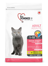 1st Choice Indoor Vitality сухой корм для домашних кошек с цыпленком - 10 кг
