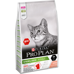 Pro Plan Cat Adult Sterilised Sensitive сухой корм для стерилизованных кошек для поддержания органов чувств с лососем - 10 кг