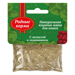 Родные Корма кошачья мята с мелиссой и лимонником - 15 г