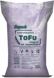 Барсик ToFu Original наполнитель комкующийся - 30 л