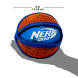 NERF игрушка для собак мяч с узором из нейлона, с пищалкой, синий оранжевый - 15 см