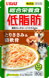 Inaba Teishibo влажный корм для взрослых собак куриное филе с куриными хрящами в желе, в паучах - 80 г х 12 шт