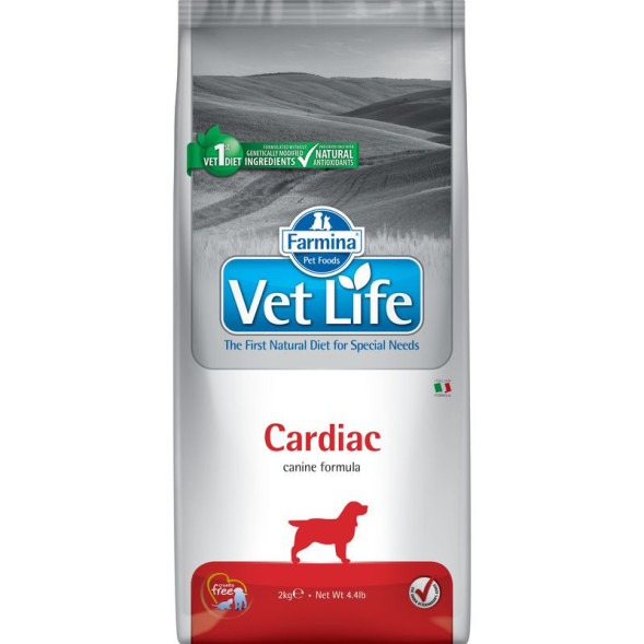 Farmina Vet Life Dog Cardiac сухой корм для взрослых собак при сердечно-сосудистых заболеваниях - 2 кг