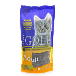Корм для кошек Nero gold cat adult chicken 32/18 с курицей - 800 г