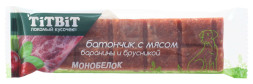 TiTBiT лакомство для собак батончик с бараниной и брусникой - 40 г