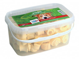 TiTBiT лакомство сушеное для собак и кошек, роллы из кожи с начинкой - 3,3 л (360 г)
