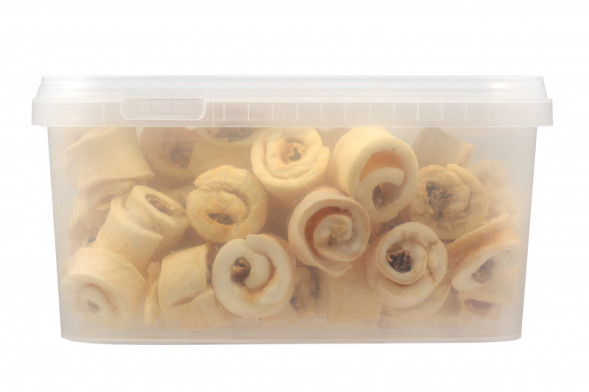 TiTBiT лакомство сушеное для собак и кошек, роллы из кожи с начинкой - 3,3 л (360 г)