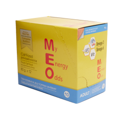 MEO влажный корм для взрослых кошек с тунцом и белой рыбой в желе, в паучах - 80 г х 12 шт