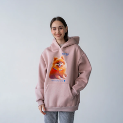 Monge Gift S худи AVALON ШПИЦ, пыльная роза