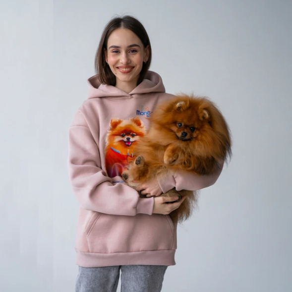 Monge Gift S худи AVALON ШПИЦ, пыльная роза