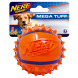 NERF игрушка для собак мяч с шипами из термопластичной резины, синий оранжевый - 9 см