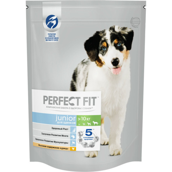 Perfect Fit сухой корм для щенков средних и крупных пород, с курицей - 700 г