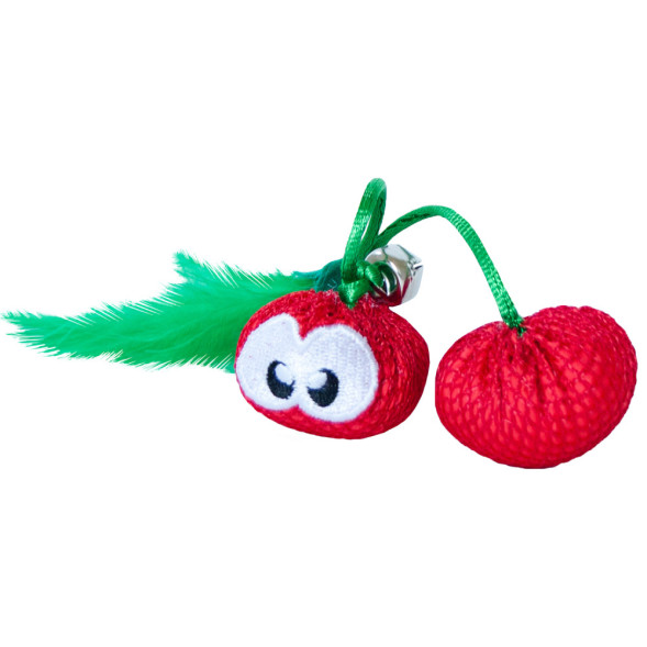 Petstages Dental Вишни игрушка для кошек с кошачьей мятой, 7 см