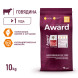 AWARD Indoor Big Cats сухой корм для взрослых домашних кошек крупных пород, с говядиной, курицей, брокколи и юккой Шидигера - 10 кг