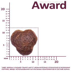 AWARD Indoor Big Cats сухой корм для взрослых домашних кошек крупных пород, с говядиной, курицей, брокколи и юккой Шидигера - 10 кг