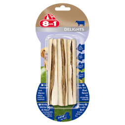 Лакомство 8in1 DELIGHTS Beef палочки с говядиной для мелких и средних собак 13 см х 3 шт