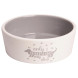 Mr.Kranch миска для собак Лапки, 300 мл, серая