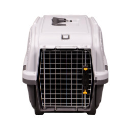 Переноска MPS SKUDO 2 55х36х35h см с металлической дверцей и замком серая