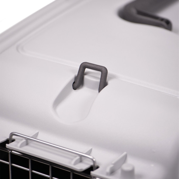 Переноска MPS SKUDO 2 55х36х35h см с металлической дверцей и замком серая